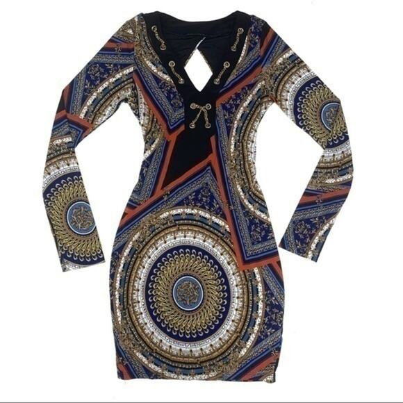 Va Va Voom Multicolored Dress | Size S - Picture 1 of 5